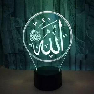 LED Licht Arabisches Design rund