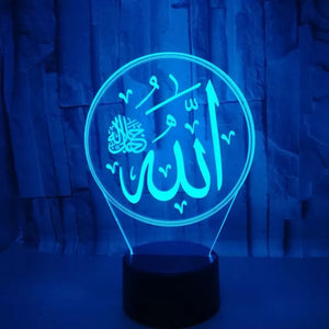 LED Licht Arabisches Design rund
